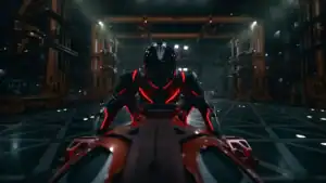 Jared Leto como Ares en el mundo real en la película Tron Ares, representando la IA autónoma.